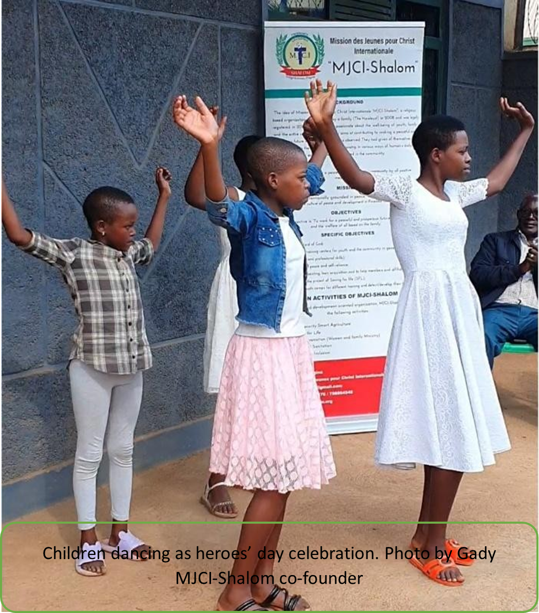 MJCI-Shalom Celebrates National Heroes Day with Igihozo Children Group in Kamonyi